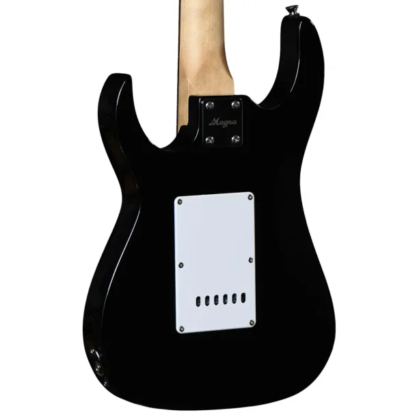 Magna M3 BK Electric Guitar Black 3/4 size Kids Guitar